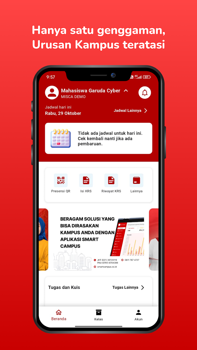 Screenshot aplikasi